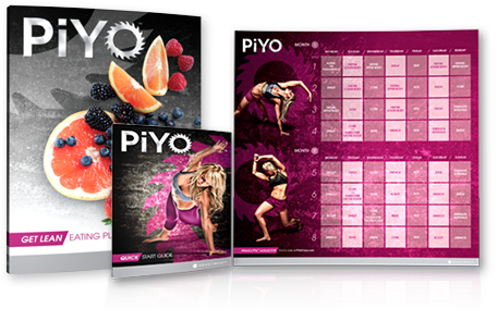 PiYo Tools - Eating Plan, DVDs, Workout Calendar
