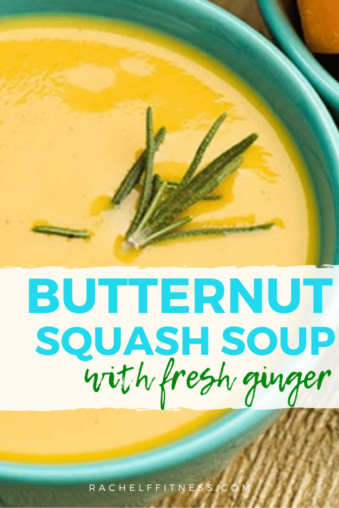 Butternut squash soup with ginger