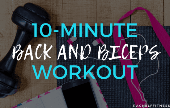 10 minute back and biceps workout