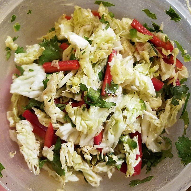Spicy Lime and Jalapeño Coleslaw